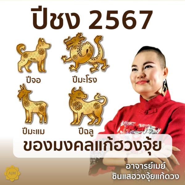 Ajanmay ของมงคล แก้ปีชง แก้ปีชงปี67 อาจารย์เมย์ (โมบายฮวงจุ้ยนกคุ้ม จี้ชุบเงิน ทอง)